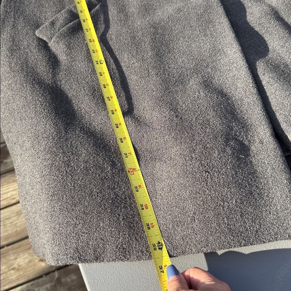 1950s VINTAGE Junior maid by JOCARDI wool swing Coat with mink Collar M/L - Picture 13 of 17
